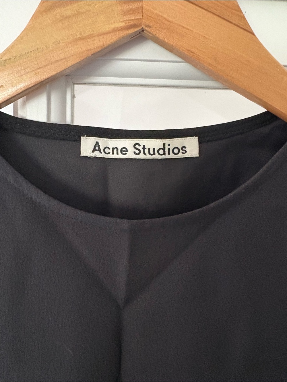 ACNE STUDIOS Clair Cady Crepe Tank Blouse Top 36 s 4 6 - Picture 4 of 7